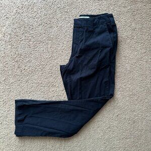 First Tactical Pants Mens 30x29 Mid Rise Navy Blue Straight Leg Chino Pockets